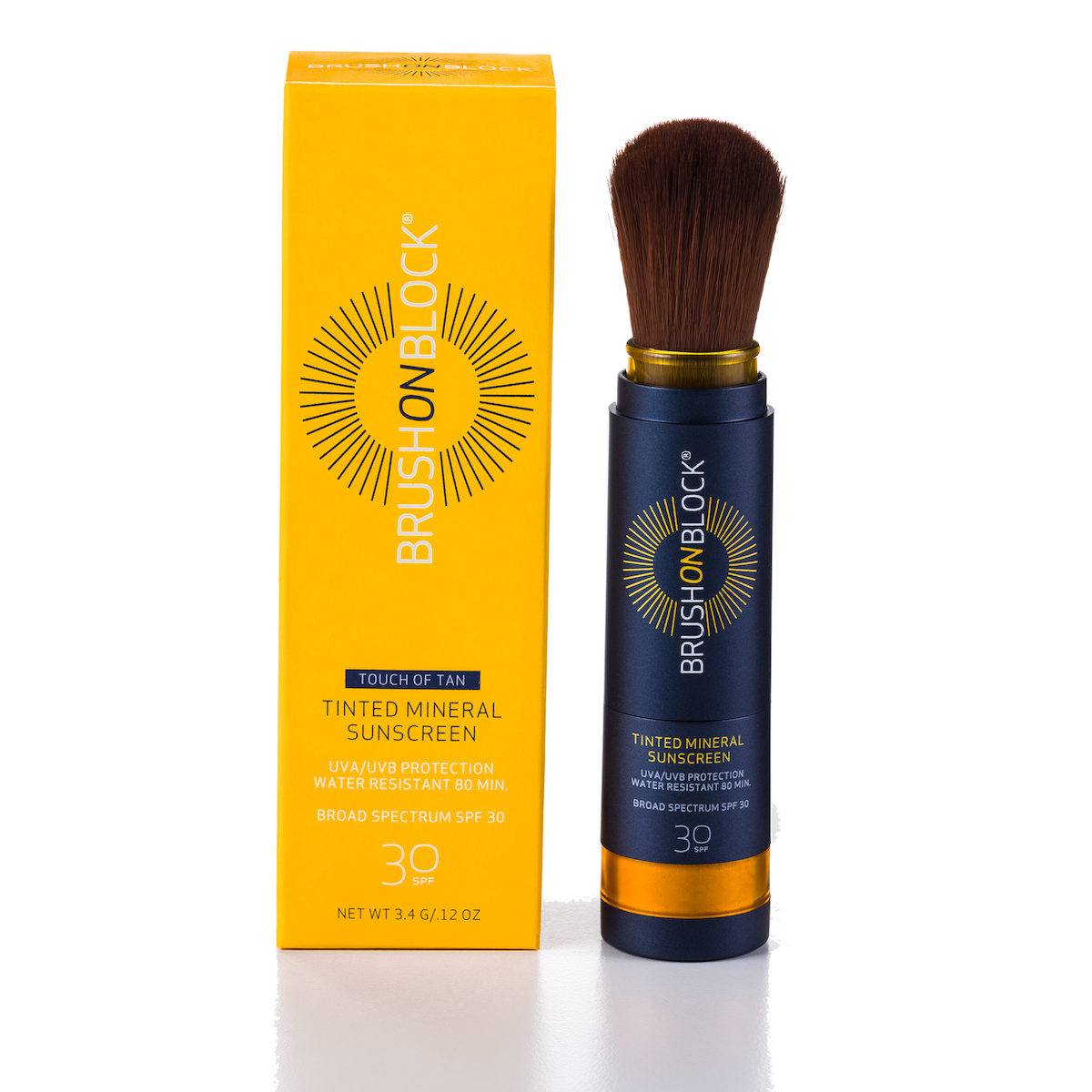 BRUSH ON BLOCK TOUCH OF TAN TINTED MINERAL SUNSCREEN